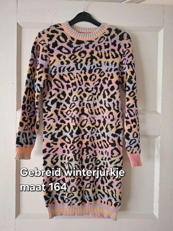 Winterjurk maat 164 in nieuw staat!, Kinderen en Baby's, Kinderkleding | Maat 164, Zo goed als nieuw, Meisje, Jurk of Rok, Ophalen