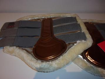 Tendon Boots Faux Fur been beschermers S bont Zilver pony beschikbaar voor biedingen