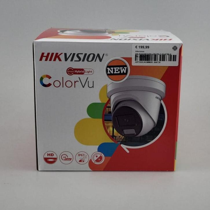 Hikvision DS-2CD2387G2H-LISU/SL(2.8)/eF/BLK Wit | Nieuw, Huis en Inrichting, Deurbellen, Nieuw