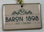 Efteling Freizeitpark Baron 1898 Dive Coaster sleutelhanger, Verzamelen, Efteling, Verzenden, Zo goed als nieuw, Koempel 26, 6446 BX Brunssum, Nederlnad