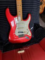 Mooie London City Spitfire Candy Apple Red Hotrail upgrade, Muziek en Instrumenten, Ophalen of Verzenden, Zo goed als nieuw, Solid body