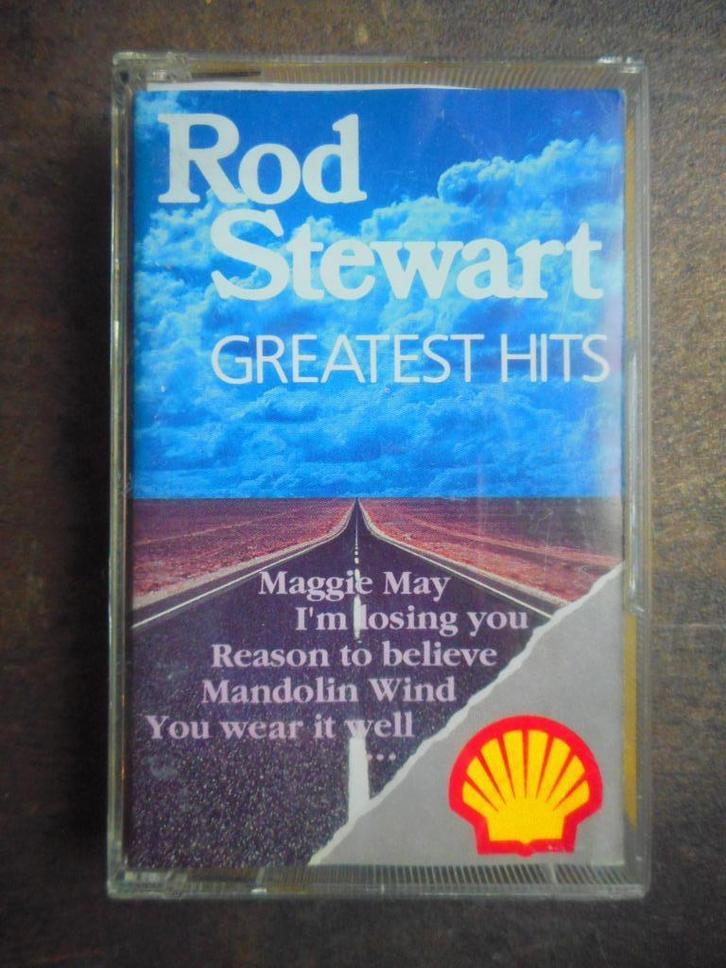 MC Rod Stewart - Greatest Hits (zie foto's), Cd's en Dvd's, Cassettebandjes, Gebruikt, Origineel, Pop, 1 bandje, Ophalen of Verzenden