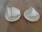 3 x  kop en schotel van Royal Boch: ivory, Ophalen of Verzenden