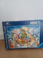 Puzzel Disney kerst ravensburger 1000 stukjes, Hobby en Vrije tijd, Denksport en Puzzels, Ophalen of Verzenden, Zo goed als nieuw