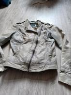 Goosecraft leren jack - Maat S, Goosecraft, Beige, Ophalen of Verzenden, Maat 36 (S)