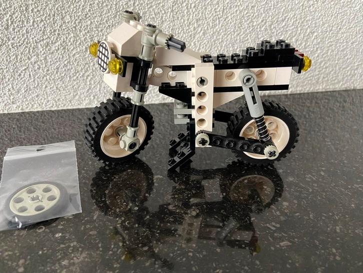 Lego Technic 8810 Motorfiets - Compleet met Instructies!, Kinderen en Baby's, Speelgoed | Duplo en Lego, Zo goed als nieuw, Lego