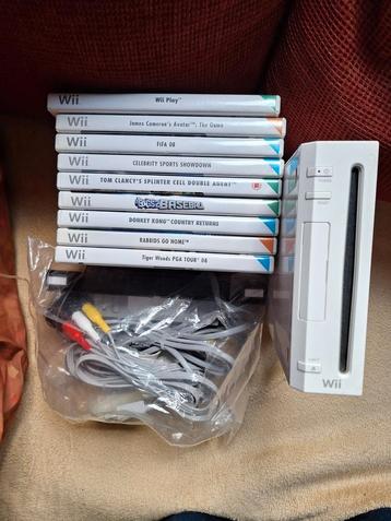 Nintendo Wii met 9 spellen