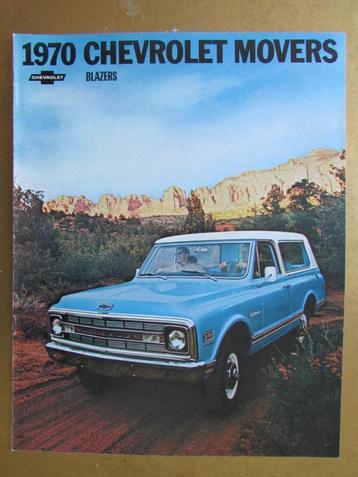 1970 CHEVROLET BLAZER brochure, Engels beschikbaar voor biedingen