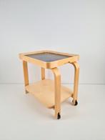 Vintage Brunabo trolley bijzettafel Carina Bengs Zweden, 45 tot 60 cm, Minder dan 55 cm, N, Vintage
