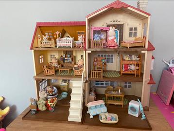 Sylvanian poppenhuis COMPLEET beschikbaar voor biedingen