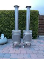 terraskachel tuinkachel buitekachel tuinhaard rvs bierfust, Ophalen, Nieuw