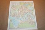 Originele oude kaart/plattegrond Rotterdam - circa 1930 !!, Boeken, Atlassen en Landkaarten, Gelezen, Ophalen of Verzenden