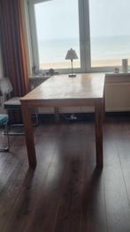 Teakhouten eettafel 180 x 88 cm, Ophalen, Gebruikt, Teakhout, 50 tot 100 cm