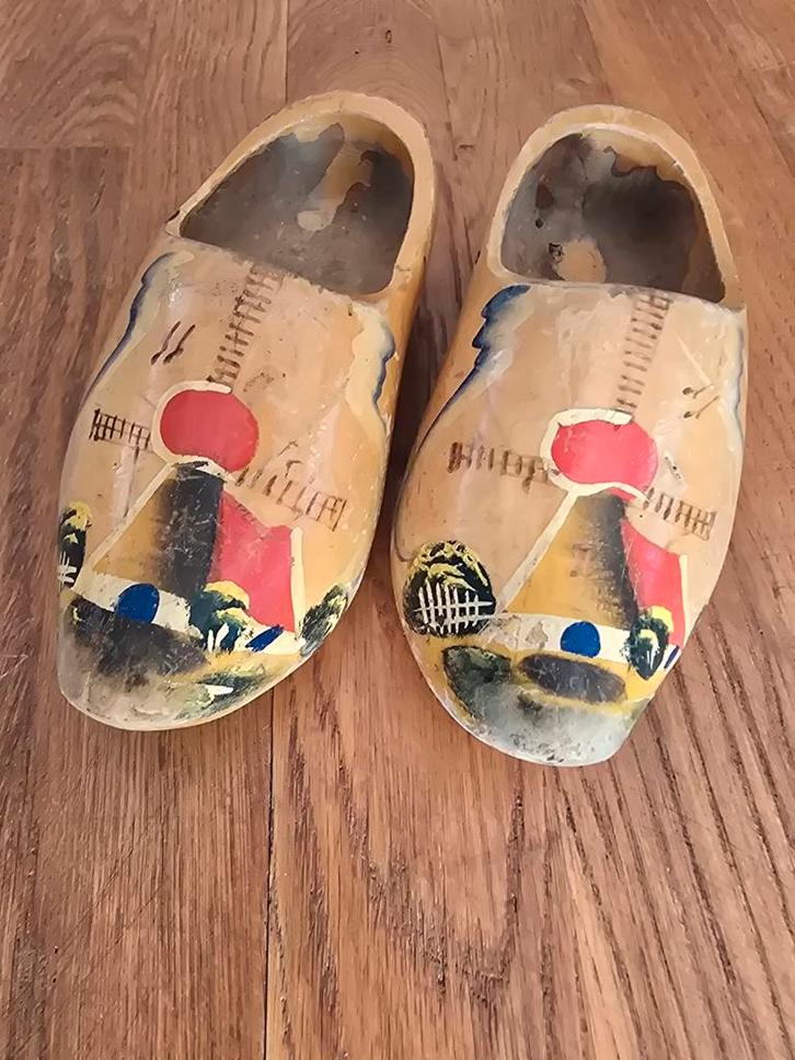 Oude Hollandse Klompjes met Molen, Antiek en Kunst, Antiek | Overige Antiek, Ophalen of Verzenden