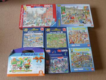 Puzzels.      17   stuks.  beschikbaar voor biedingen