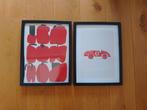 Ikea ribba lijsten30x50 met posters, Minder dan 50 cm, Gebruikt, Ophalen of Verzenden, Minder dan 50 cm