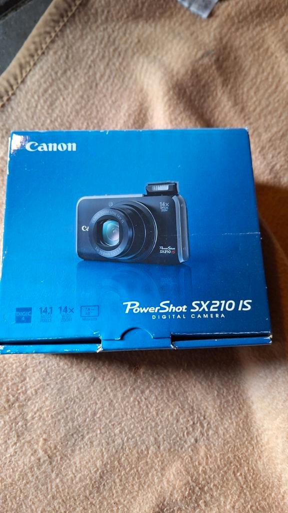 Canon PowerShot SX210 IS - Compact Camera, Audio, Tv en Foto, Fotocamera's Digitaal, Gebruikt, Compact, Canon, 8 keer of meer
