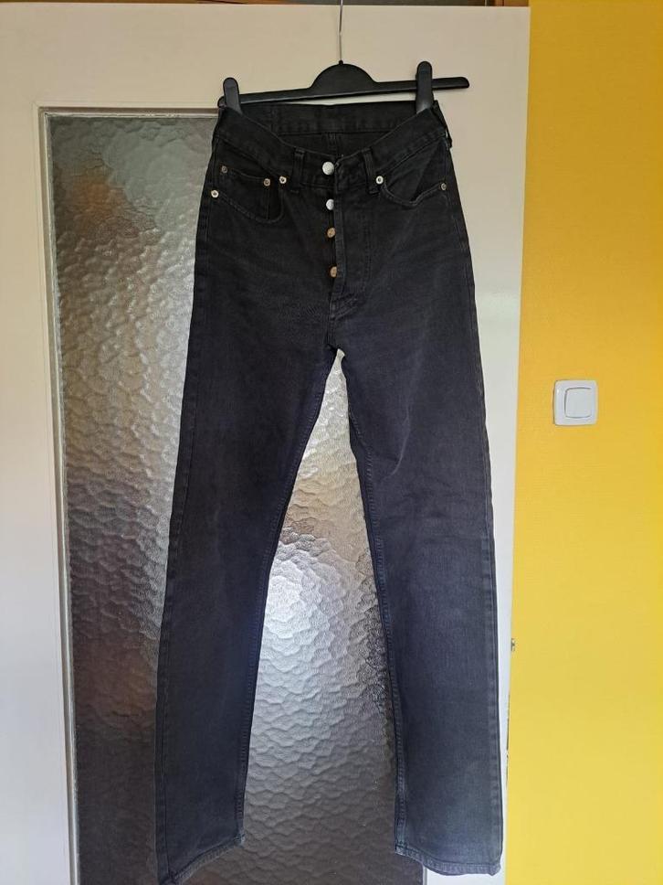 Vintage /retro Donovan zwarte spijkerbroek met knopen. Mt 28, Kleding | Dames, Spijkerbroeken en Jeans, Zo goed als nieuw, W28 - W29 (confectie 36)