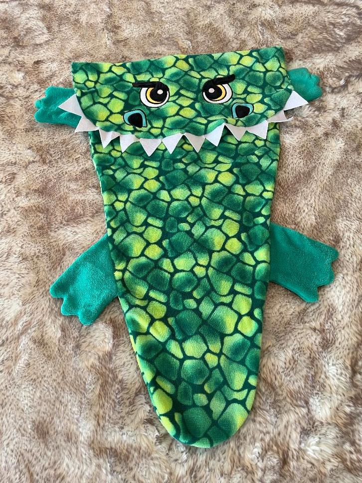 Krokodil snuggle fleece deken, Kinderen en Baby's, Dekens, Slaapzakjes en Inbakerproducten, Nieuw, Deken, 100 cm of meer, Ophalen of Verzenden