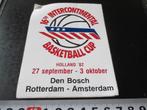 sticker 16TH intercontinental Basketball cup 1982 Den Bosch, Verzamelen, Ophalen, Zo goed als nieuw