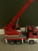 Brandweerwagen met uitschuifbare ladder, Ophalen of Verzenden, Zo goed als nieuw, Jongen