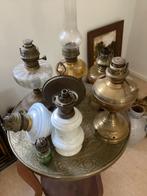 Collectie oude olielampen, Ophalen