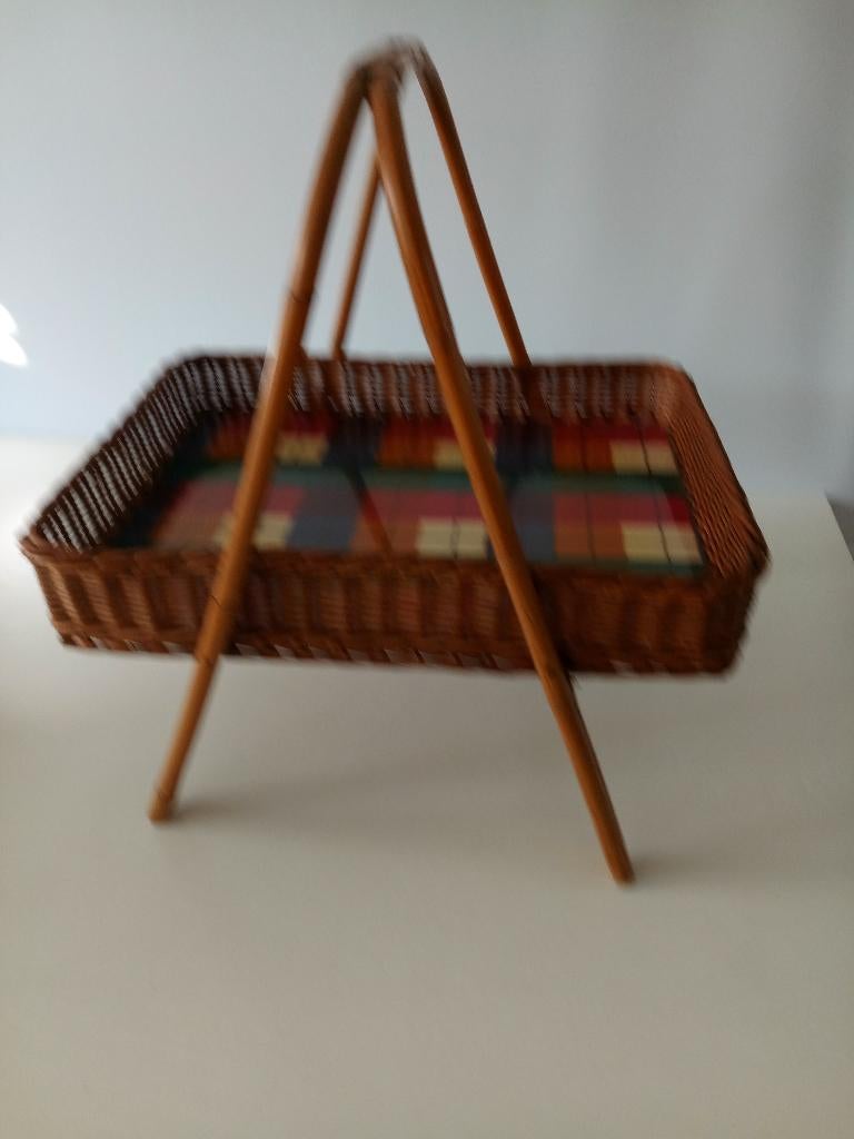 vintage dienblad op pootjes, Ophalen of Verzenden