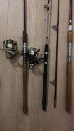 Partij visspullen hengels molens lood pluggen, Watersport en Boten, Ophalen of Verzenden, Gebruikt