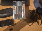 Psp 2004 met hoesje en games, Spelcomputers en Games, Spelcomputers | Sony PSP, Ophalen of Verzenden, Zo goed als nieuw, PSP