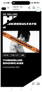 Gezocht Yungblud ticket, Eén persoon, April