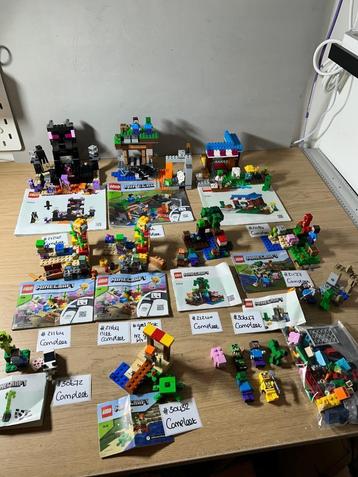 Lego Minecraft Sets Compleet beschikbaar voor biedingen