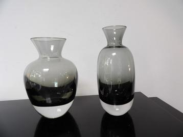 Sixties Vazen Set, Murano kristal beschikbaar voor biedingen