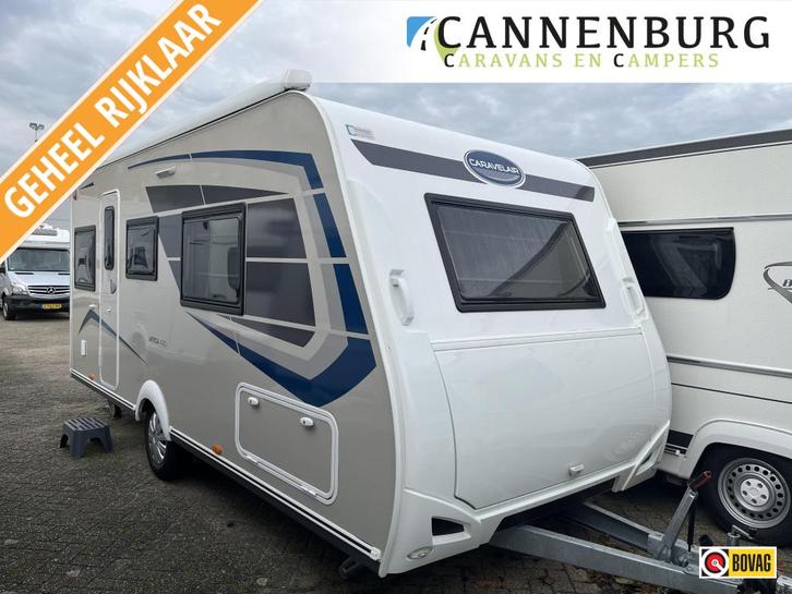 Caravelair Artica 490 cassetteluifel - voortent, Caravans en Kamperen, Caravans, tot en met 4, 1000 - 1250 kg, Rondzit, Caravelair