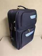 Koffer trolley donkerblauw 60x40x22 cm nieuw, Uitschuifbare handgreep, Nieuw, 35 tot 45 cm, Ophalen