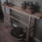 ~Stoer Sober Landelijk Houten Sidetable/Wandtafel~, Ophalen of Verzenden, Nieuw