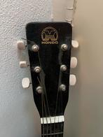 Hondo Zwarte Staalstring Gitaar, Muziek en Instrumenten, Snaarinstrumenten | Gitaren | Akoestisch, Ophalen, Gebruikt, Western- of Steelstringgitaar