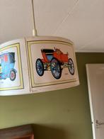 Retro lamp met auto motieven, Ophalen, Gebruikt, Kunststof, Minder dan 50 cm