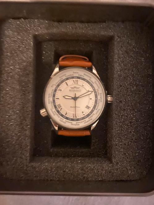Rotorcraft RC1801 World Time heren horloge NIEUW, Sieraden, Tassen en Uiterlijk, Horloges | Heren, Nieuw, Overige merken, Staal