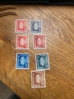Diverse zegels van Noorwegen zowel postfris als gestempeld, Ophalen of Verzenden, Noorwegen, Gestempeld
