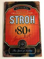 Stroh rum mancave winter drank cafe kroeg bar apres ski, Ophalen of Verzenden, Nieuw, Reclamebord