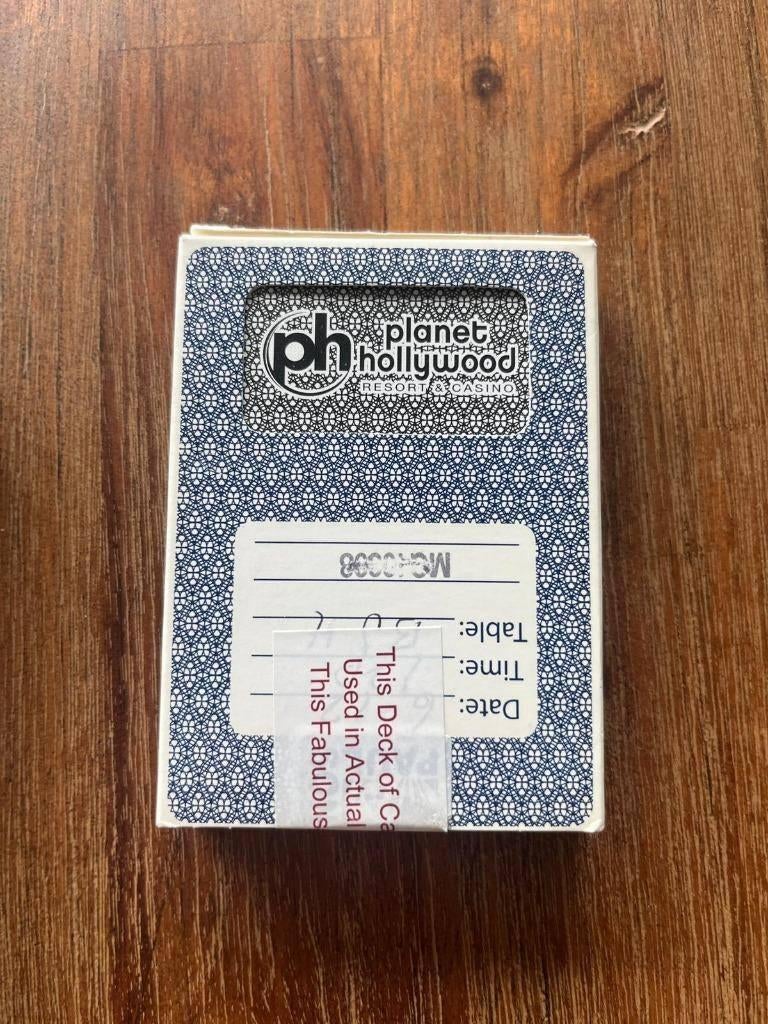 Planet Hollywood Las Vegas casino speelkaarten, Verzamelen, Speelkaarten, Jokers en Kwartetten, Ophalen of Verzenden, Nieuw, Speelkaart(en)