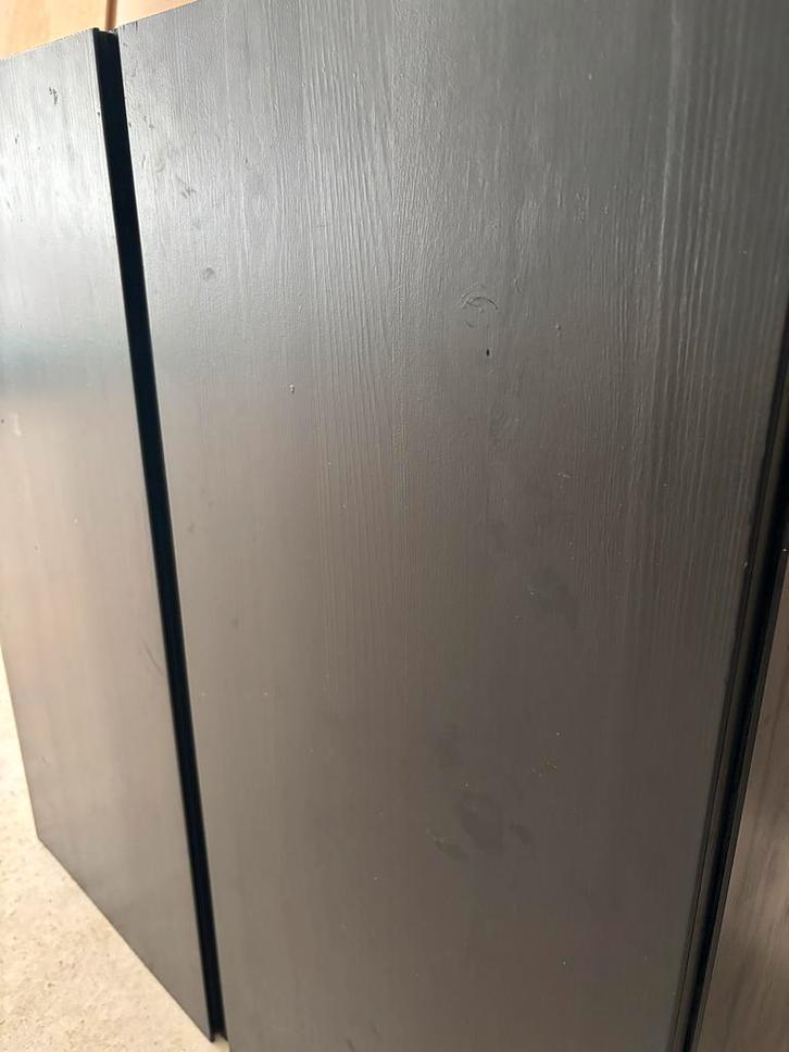 3 IKEA IVAR kasten - zwart gelakt, Huis en Inrichting, Kasten | Boekenkasten, Zo goed als nieuw, 50 tot 100 cm, Minder dan 100 cm