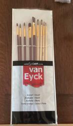 2 Sets van Eyck Penselen & Kwasten, Hobby en Vrije tijd, Schilderen, Ophalen of Verzenden, Zo goed als nieuw, Penseel of Kwast
