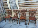 4x antieke eikenhout stoelen, Ophalen