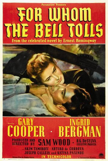 16) For Whom the Bell Tolls, Gary Cooper & Ingrid Bergman. beschikbaar voor biedingen