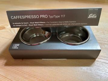 Dual Wall filters voor Solis Caffespresso Pro type 117 beschikbaar voor biedingen
