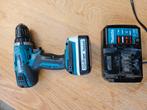 Makita DF347D met accu en lader., Doe-het-zelf en Verbouw, Ophalen of Verzenden, Gebruikt, Boor- en Schroefmachine, Variabele snelheid