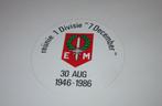 1 Divisie "7 December "sticker reunie 30 aug 1946-1986, Verzamelen, Verzenden