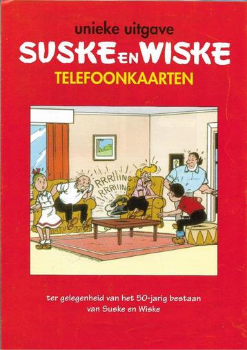   Suske en Wiske - Folder telefoonkaarten  beschikbaar voor biedingen