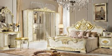 Italiaans klassiek marmer look hoogglans slaapkamer Leonardo beschikbaar voor biedingen